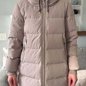 DKNY Women's Gray Puffer Jacket